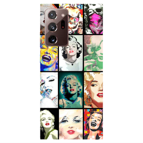 Samsung Note 20 Ultra Marilyn Monroe Transparent Silicone TPU Θήκη