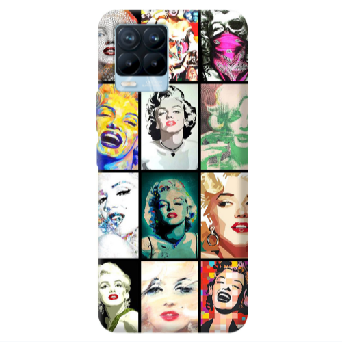 Realme 8 Pro Marilyn Monroe Transparent Silicone TPU Θήκη