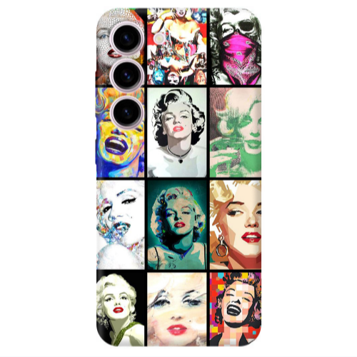 Samsung S23 Plus Marilyn Monroe Transparent Silicone TPU Θήκη