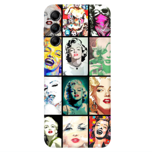 Samsung A24 Marilyn Monroe Transparent Silicone TPU Θήκη