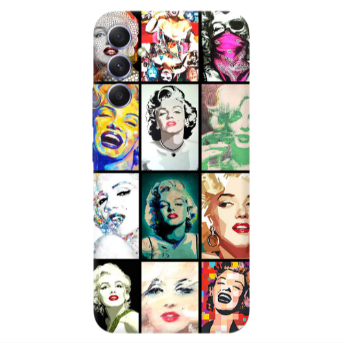 Samsung A34 Marilyn Monroe Transparent Silicone TPU Θήκη