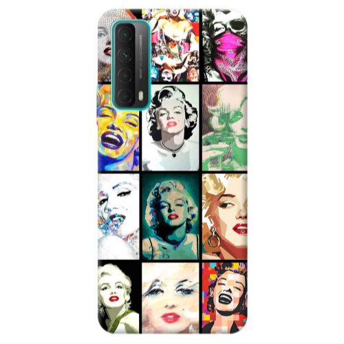 Huawei P Smart 2021 Marilyn Monroe Transparent Silicone TPU Θήκη