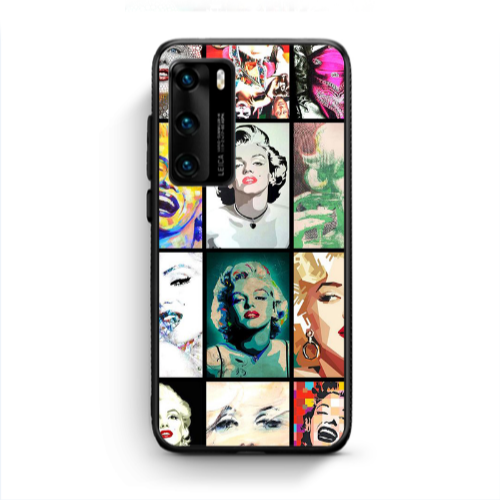Huawei P40 Marilyn Monroe Black Glossy Θήκη