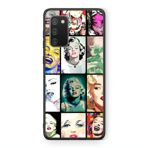 Samsung A02s Marilyn Monroe Black Glossy Θήκη