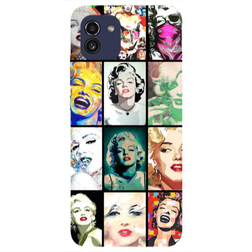 Samsung A03 Marilyn Monroe Transparent Silicone TPU Θήκη