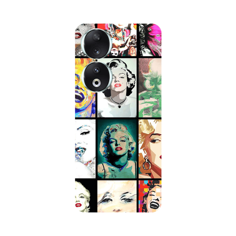 Honor 90 5G Marilyn Monroe Transparent Silicone TPU Θήκη