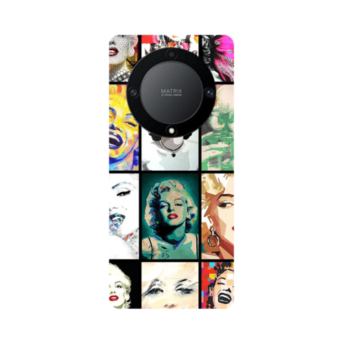 Honor Magic5 Lite 5G Marilyn Monroe Transparent Silicone TPU Θήκη
