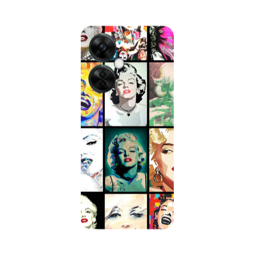 Oneplus Nord CE 3 Lite 5G Marilyn Monroe Transparent Silicone TPU Θήκη