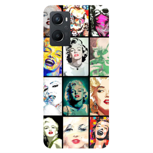 Oppo A 96 Marilyn Monroe Transparent Silicone TPU Θήκη