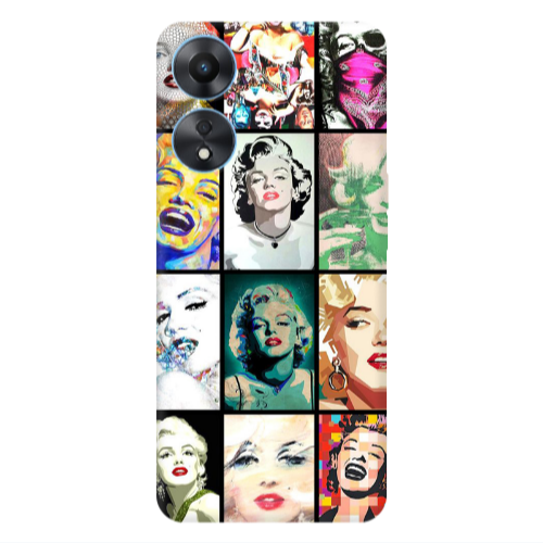 Oppo A 98 Marilyn Monroe Transparent Silicone TPU Θήκη