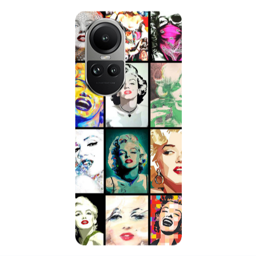 Oppo Reno10 5G Marilyn Monroe Transparent Silicone TPU Θήκη