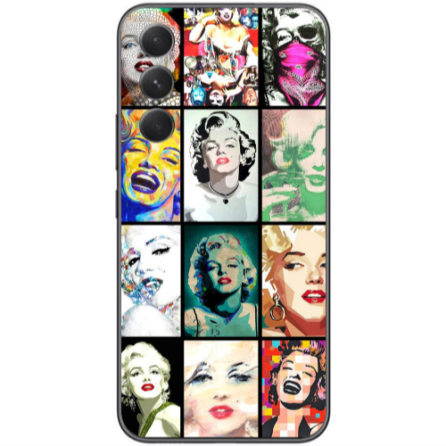 Samsung Galaxy A25 Marilyn Monroe Transparent Silicone TPU Θήκη