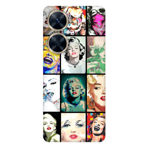 Huawei Nova 11i Marilyn Monroe Transparent Silicone TPU Θήκη