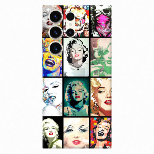 Samsung S24 Ultra Marilyn Monroe Transparent Silicone TPU Θήκη