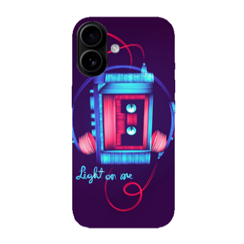 Apple Iphone 16 plus Light on me Transparent Silicone TPU Θήκη