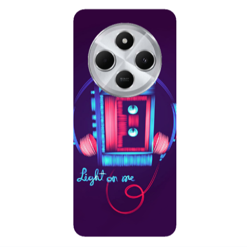 Xiaomi Redmi 14c Light on me Transparent Silicone TPU Θήκη