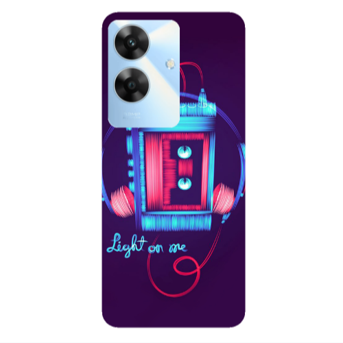 Realme Note 60 Light on me Transparent Silicone TPU Θήκη