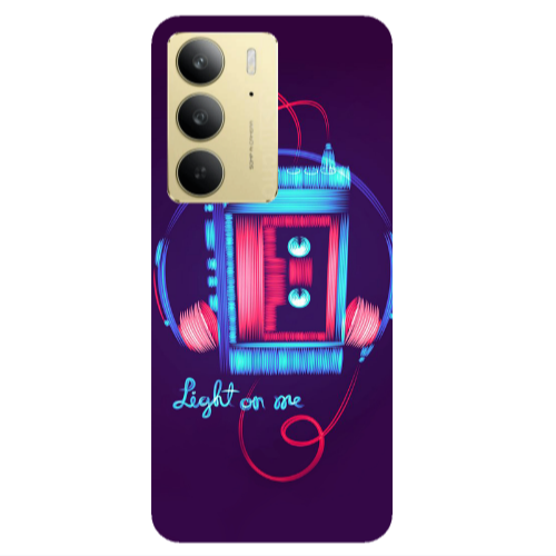 Realme C 75 Light on me Transparent Silicone TPU Θήκη