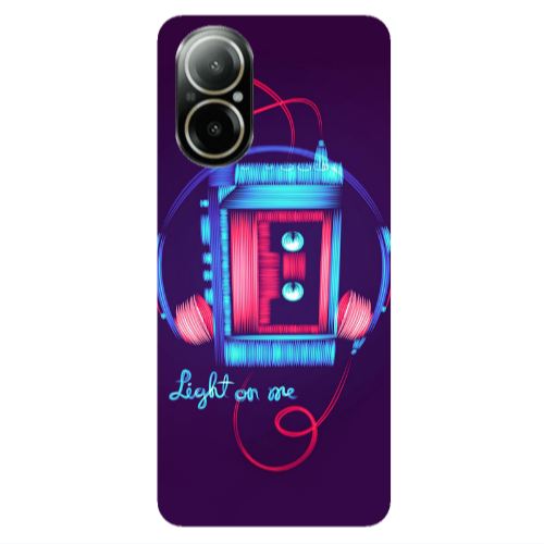 Realme C67 Light on me Transparent Silicone TPU Θήκη
