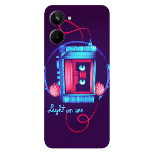Realme 10 Light on me Transparent Silicone TPU Θήκη