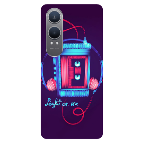 Oneplus Nord Ce 4 lite Light on me Transparent Silicone TPU Θήκη