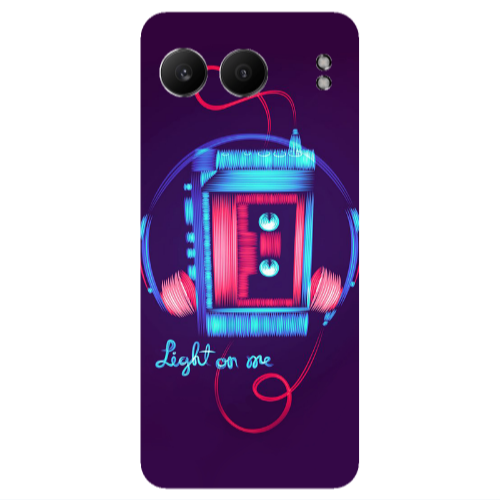 Oneplus Nord 4 Light on me Transparent Silicone TPU Θήκη