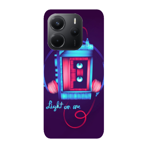 Xiaomi Redmi Note 14 Light on me Transparent Silicone TPU Θήκη