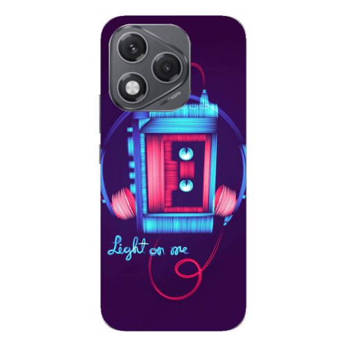 Honor 400 Lite Light on me Transparent Silicone TPU Θήκη