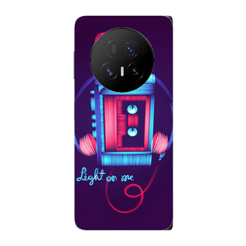 Honor Magic V5 Light on me Transparent Silicone TPU Θήκη