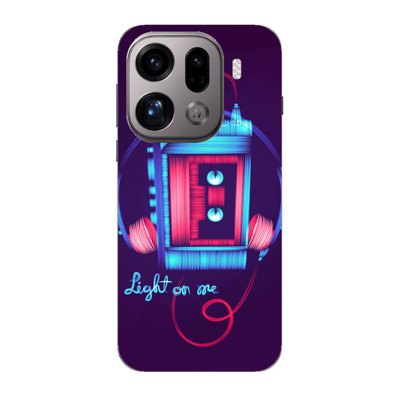 Oppo Find X9 Pro Light on me Transparent Silicone TPU Θήκη