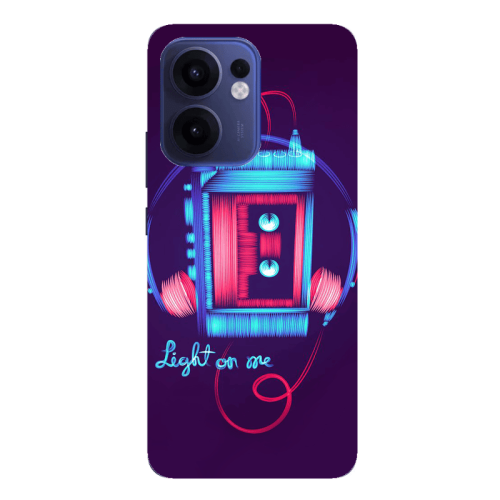 Oppo Reno13 FS Light on me Transparent Silicone TPU Θήκη