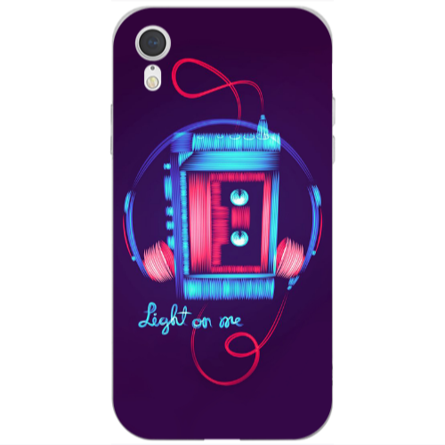 Apple iPhone Xr Light on me Transparent Silicone TPU Θήκη