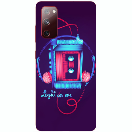 Samsung S20 FE Light on me Transparent Silicone TPU Θήκη