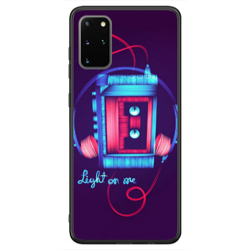 Samsung S20 FE Light on me Black Glossy Θήκη
