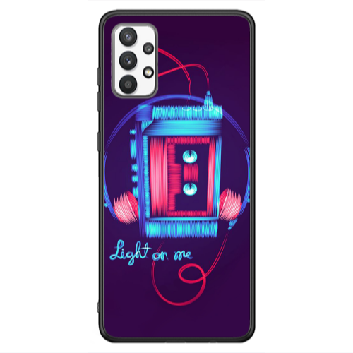 Samsung A13 4G Light on me Black Glossy Θήκη