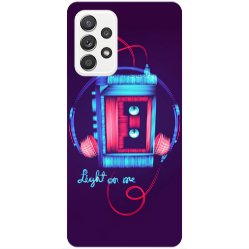 Samsung A53 Light on me Transparent Silicone TPU Θήκη