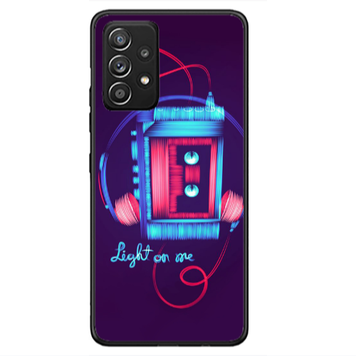 Samsung A53 Light on me Black Glossy Θήκη