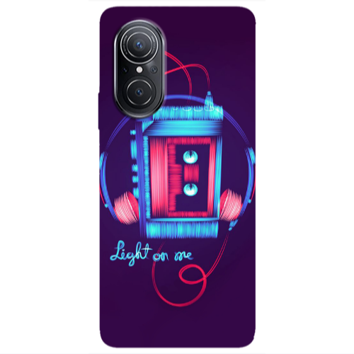 Huawei Nova 9 SE Light on me Transparent Silicone TPU Θήκη