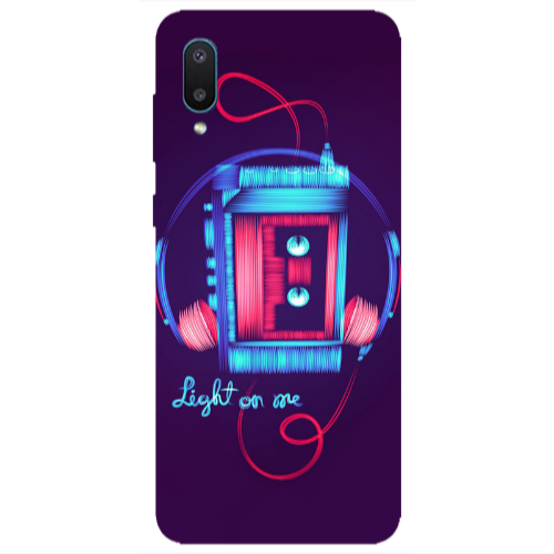 Samsung A02 Light on me Transparent Silicone TPU Θήκη