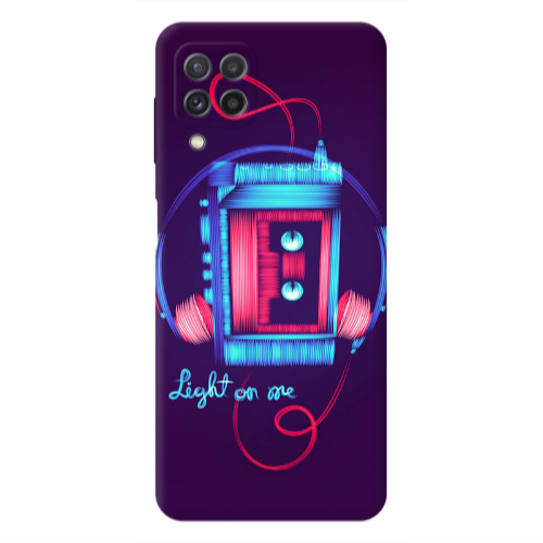 Samsung A22 4G Light on me Transparent Silicone TPU Θήκη