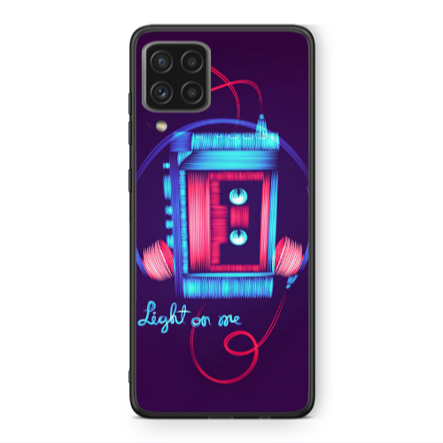 Samsung A22 4G Light on me Black Glossy Θήκη