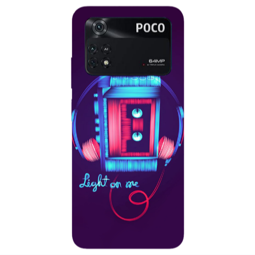 Xiaomi Poco M4 Pro 4G Light on me Transparent Silicone TPU Θήκη