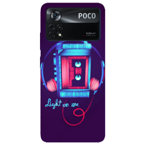 Xiaomi Poco X4 Pro Light on me Transparent Silicone TPU Θήκη