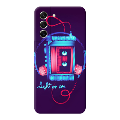 Samsung S21 PLUS Light on me Transparent Silicone TPU Θήκη