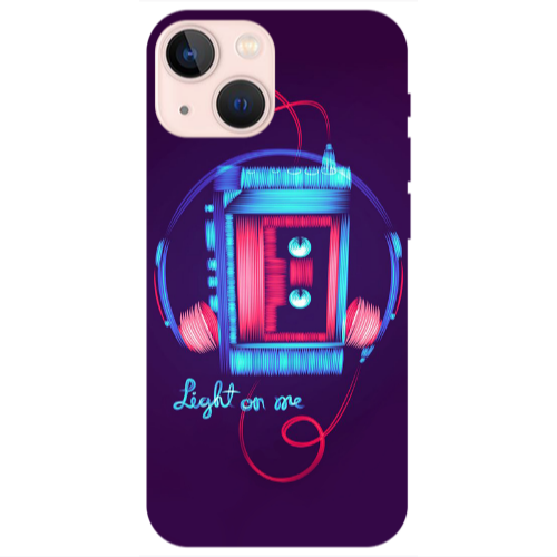 Apple iPhone 13 Mini Light on me Transparent Silicone TPU Θήκη