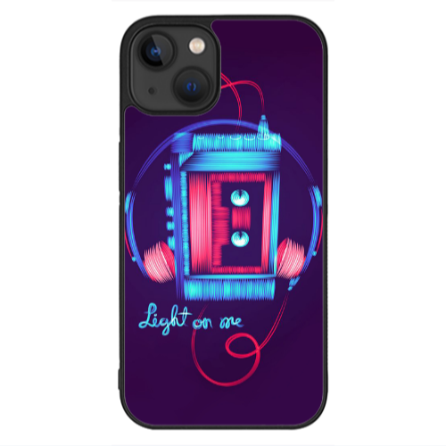 Apple iPhone 13 Mini Light on me Black Glossy Θήκη