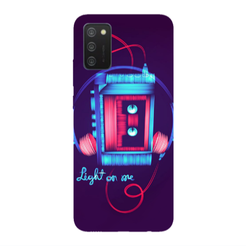 Samsung A03S Light on me Transparent Silicone TPU Θήκη