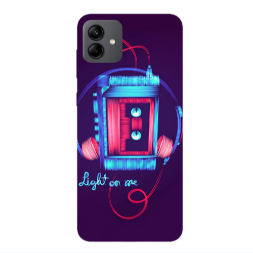 Samsung A04 Light on me Transparent Silicone TPU Θήκη