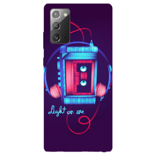 Samsung Note 20 Light on me Transparent Silicone TPU Θήκη