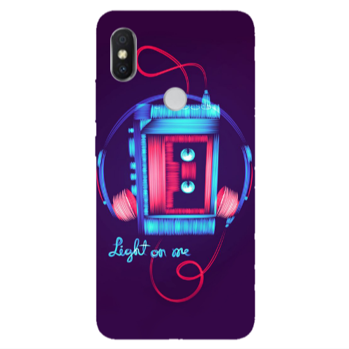 Xiaomi Redmi S2 Light on me Transparent Silicone TPU Θήκη